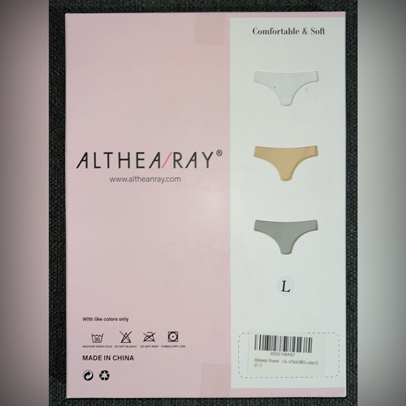 ALTHEANRAY Women’s Seamless Hipster Underwear No Show Panties Multi-Pack - NWT - Picture 7 of 8